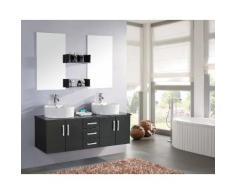 Mobile Bagno Sospeso 150 Cm Butterfly Carnelli Nero