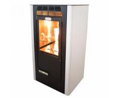 Stufa A Bioetanolo Da Interno 4kw Ventilata Karlsen Compact Bianco