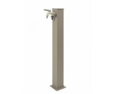 Fontana Da Giardino Con Doppio Rubinetto Belfer 42qrr Tortora