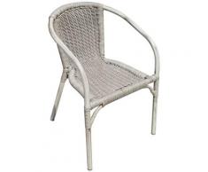 Sedia Da Giardino In Alluminio Effetto Legno Vorghini Nature