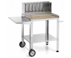 Barbecue A Legna E Carbonella In Acciaio Inox Ompagrill 56659/x