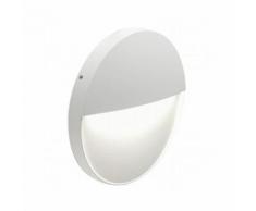 Faretto Segnapassi A Semi Incasso Da Esterno A Led Grande Sovil Geo Round Bianco