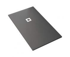 Piatto Doccia In Pietra 75x110 Cm Bonussi Ardesia Everest Antracite
