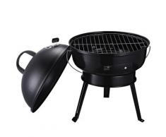 Barbecue A Carbone Carbonella Portatile Da Tavolo Ø36,5x54 Cm Miozzi Tiny