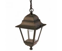 Lampada Sospesa Colore Nero Per Esterno Linea Mini Quadrata Sovil