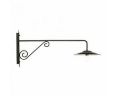 Lampada Applique Grande Colore Grigio Per Esterno Linea Piatto Antico Sovil