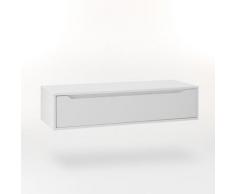 Mobile Bagno Sospeso 120 Cm In Legno Tft Belsk Bianco Opaco