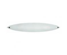 Applique Mandorla Finitura Cromo Diffusore Vetro Lampada Da Bagno E14 Intec 15/02400