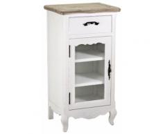 Comodino 1 Anta 1 Cassetto In Legno Adami Country