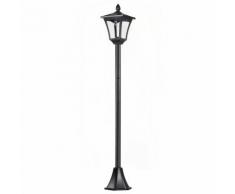 Lampione Da Giardino Led A Energia Solare Nero 160 Cm Miozzi