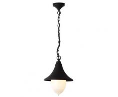 Lampada Lanterna 100w Con Catena Bauer Parigi Nero