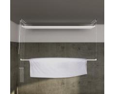 Stendibiancheria Da Soffitto Salvaspazio Per Interni E Esterni Con 5 Aste Da 180cm (altezza Soffitto 280 Cm) Stendinik
