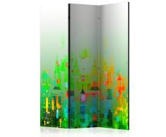 Paravento 3 Pannelli - Abstract City 135x172cm Erroi