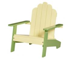 Sedia Da Giardino Per Bambini In Legno Pino Verde