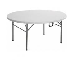 Tavolo Catering Circolare Bianco Tosini Cz154