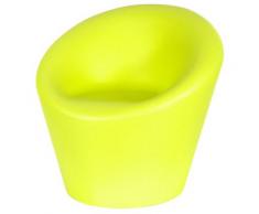 Poltrona Da Giardino 88x80x85cm In Polietilene Vanossi Happy Verde Acido