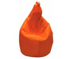 Poltrona A Sacco Pouf In Nylon Arancio Avalli