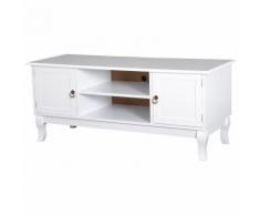 Mobile Tv Bianco Opaco 120x45x50 Cm Benzoni