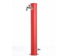 Fontana Da Giardino Con Doppio Rubinetto Belfer 42/arr Rosso