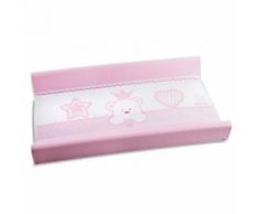 Fasciatoio Imbottito Universale In Pvc 49x81cm 2 Lati Italbaby Serie Baby Re Rosa