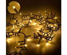 Luci Di Natale 500 Mini Led 10m Con Controller Bianco Caldo Da Esterno Adami