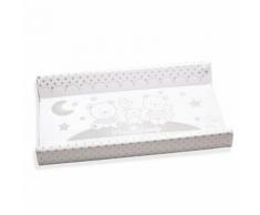 Fasciatoio Imbottito Universale In Pvc 49x81cm 2 Lati Italbaby Happy Family Bianco