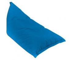 Poltrona A Sacco Pouf Sdraio In Acrilico Pomodone Milk Royal Blu