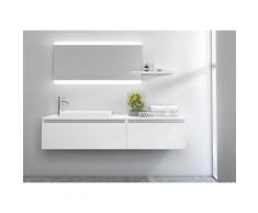 Mobile Bagno Sospeso 170cm Tft Ibiza Bianco Specchio