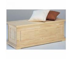 Cassapanca Baule In Legno Abete Grezzo 120x47x46cm Fumer Atene