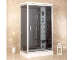 Box Doccia Idromassaggio 120x70 Cm Sauna Bagno Turco E Ozonoterapia Vorich Air Lato Destro