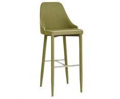 Sgabello In Tessuto Nuzzi New Plana Verde