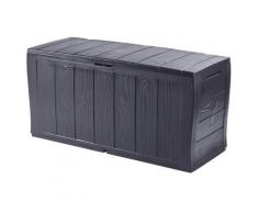 Baule Cassapanca Da Esterno 117x58x45 Cm In Resina Keter Sherwood Antracite