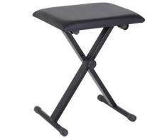Panca Sgabello Per Pianoforte Imbottita Pieghevole Con Altezza Regolabile Nero 39x29x51 Cm Benzoni