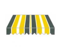 Tenda Da Sole Con Bracci Retrattili 3x2,5m Tessuto In Poliestere Disegno P3002
