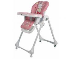 Seggiolone Per Bambini 7 Altezze Nunù Pappa E Gioco Rosa