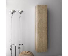 Mobile Da Bagno Sospeso In Melamina Antigraffio 160x32x35cm Tft Luna Rovere Miele