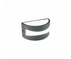 Applique Da Esterno A Led 10w Sovil Tibet Grigio