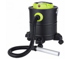 Bidone Aspiracenere Aspirapolvere 1200w Qlima Asz1020 Nero E Verde