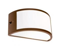 Lampada Applique Mezza Luna Aperta Colore Corten Per Esterno Linea Umbe Sovil