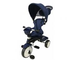 Passeggino Triciclo Per Bambini Passeggino Comfort 4 In 1 Happy Kids Blu