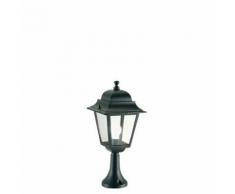 Lampada Palo Paletto Da Cancello Colore Nero Da Esterno Linea Quadrata Sovil