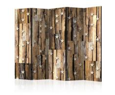 Paravento 5 Pannelli - Wooden Constellation Ii 225x172cm Erroi