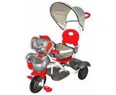 Passeggino Triciclo Kidfun Elefantino Grigio