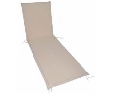 Cuscino Per Lettino Prendisole Da Giardino 195x60x5cm Bauer Summer Ecrù