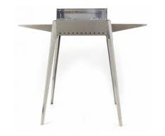 Barbecue A Carbone Carbonella In Acciaio Lisa Luxury Etna Mini