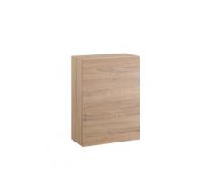 Pensile Da Bagno 1 Anta Push 35x18x47,5 Cm In Legno Tft Ibiza Tabacco Chiaro