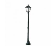 Lampada Palo Medio Per Giardino Colore Nero Da Esterno Linea Quadrata Sovil