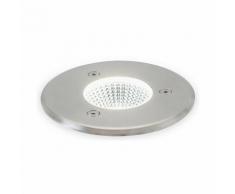 Faretto Segnapassi Calpestabile Da Esterno A Led 3w Ø10 Sovil Texas Acciaio