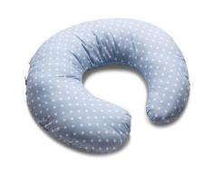 Cuscino Ciambella Per Allattamento Anatomico Italbany Pois Azzurro