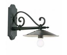 Lampada Applique Colore Grigio Per Esterno Linea Piatto Antico Sovil